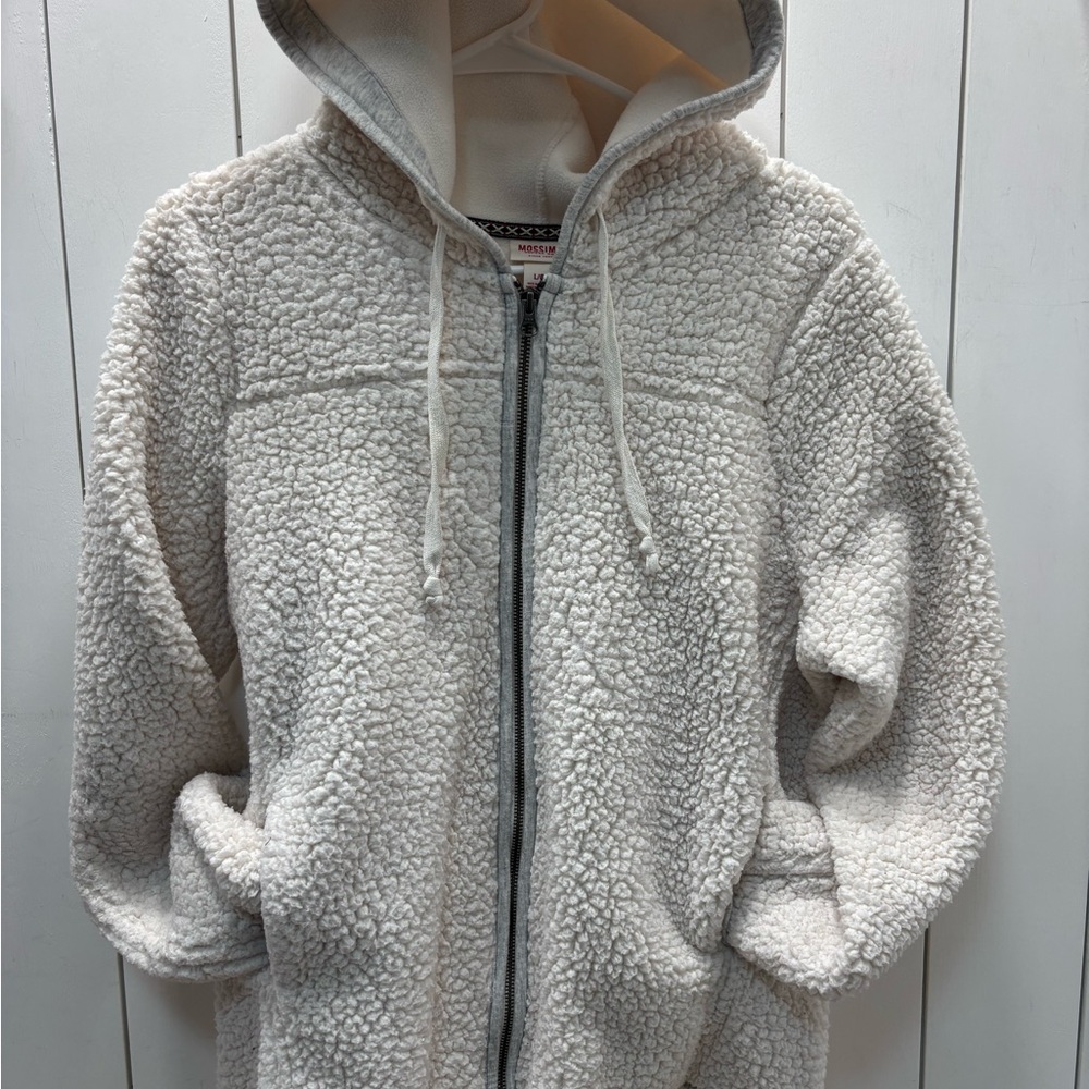 Mossimo Supply Co. Cream Sherpa Hoodie